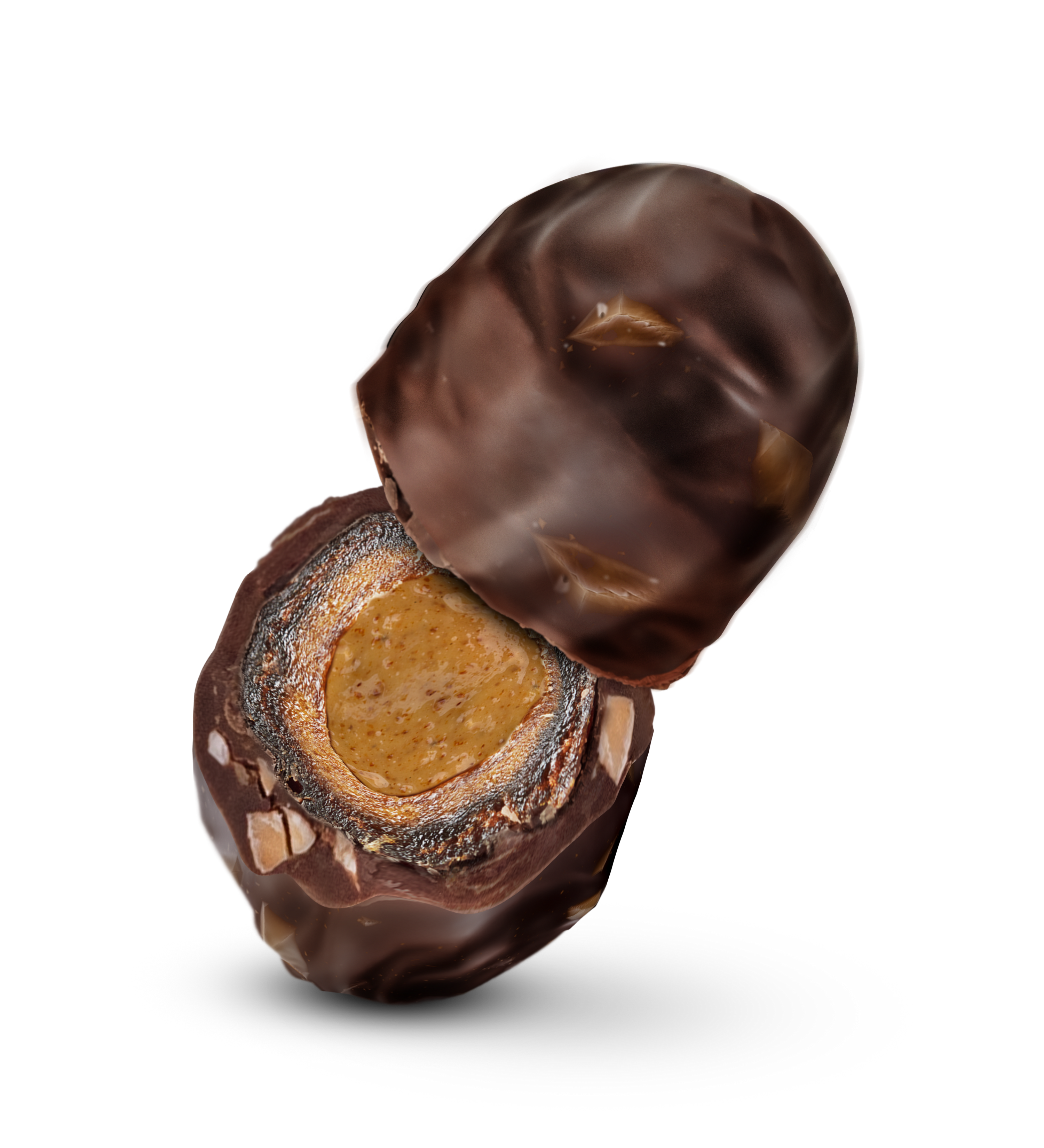 Caramel Almond Dipped Dates