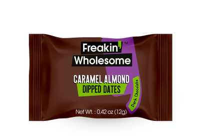 Caramel Almond Dipped Dates